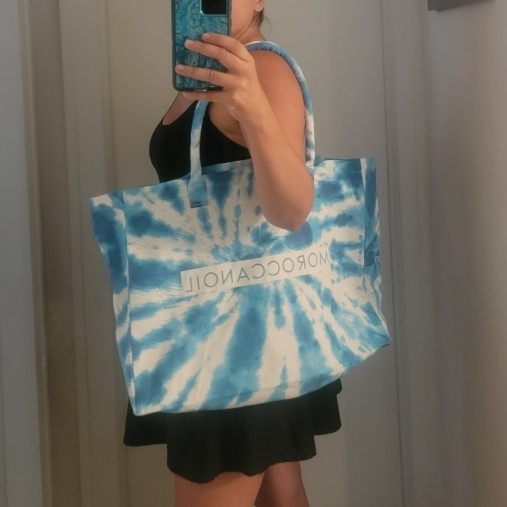 Moroccan Oil Large Tie Dye Summer Tote Bag